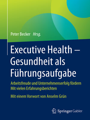 cover image of Executive Health--Gesundheit als Führungsaufgabe